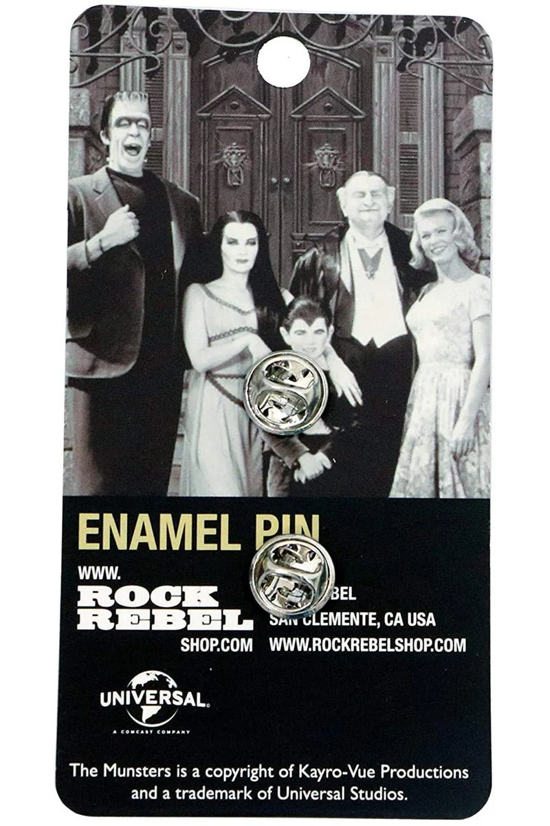 Herman Munster Enamel Pin [Glows in the Dark] - Image 2