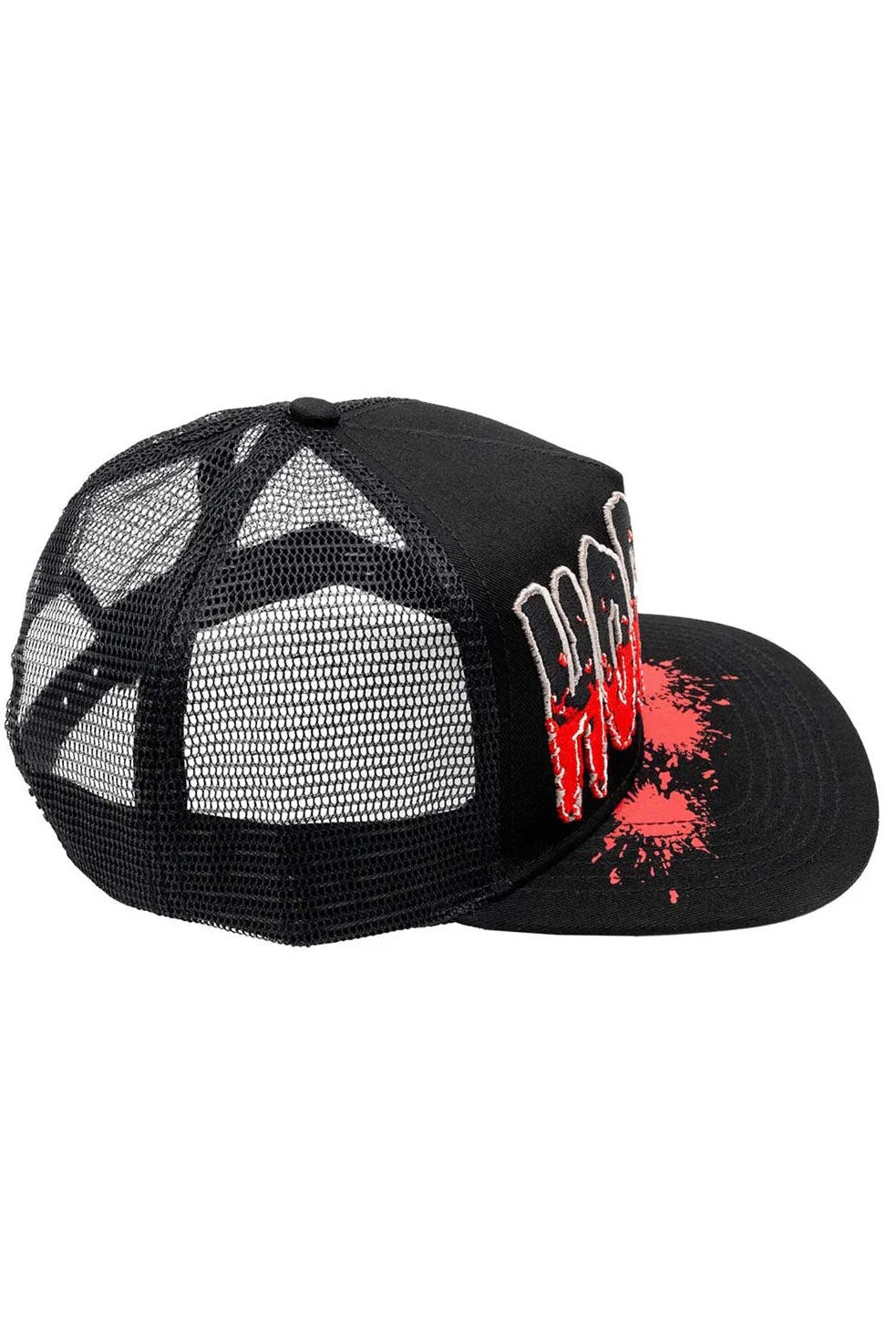 Horror Text Logo Trucker Hat - Image 2