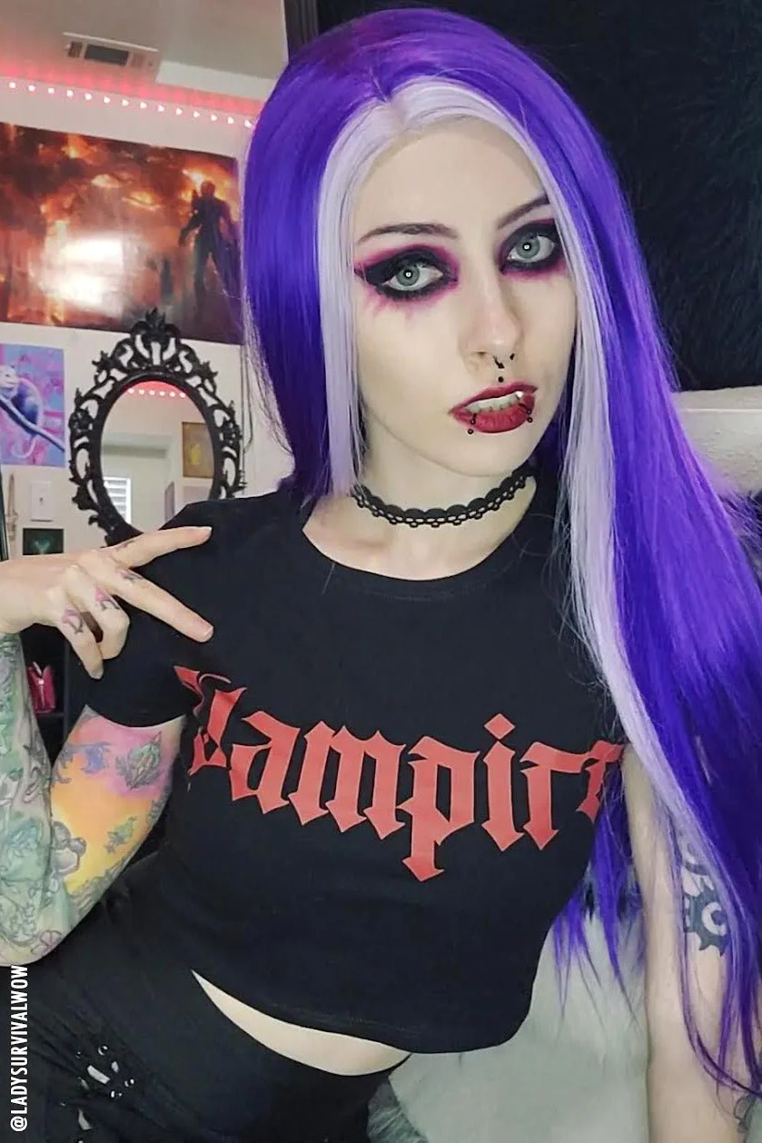 I'm a Vampire Crop Top - Image 14