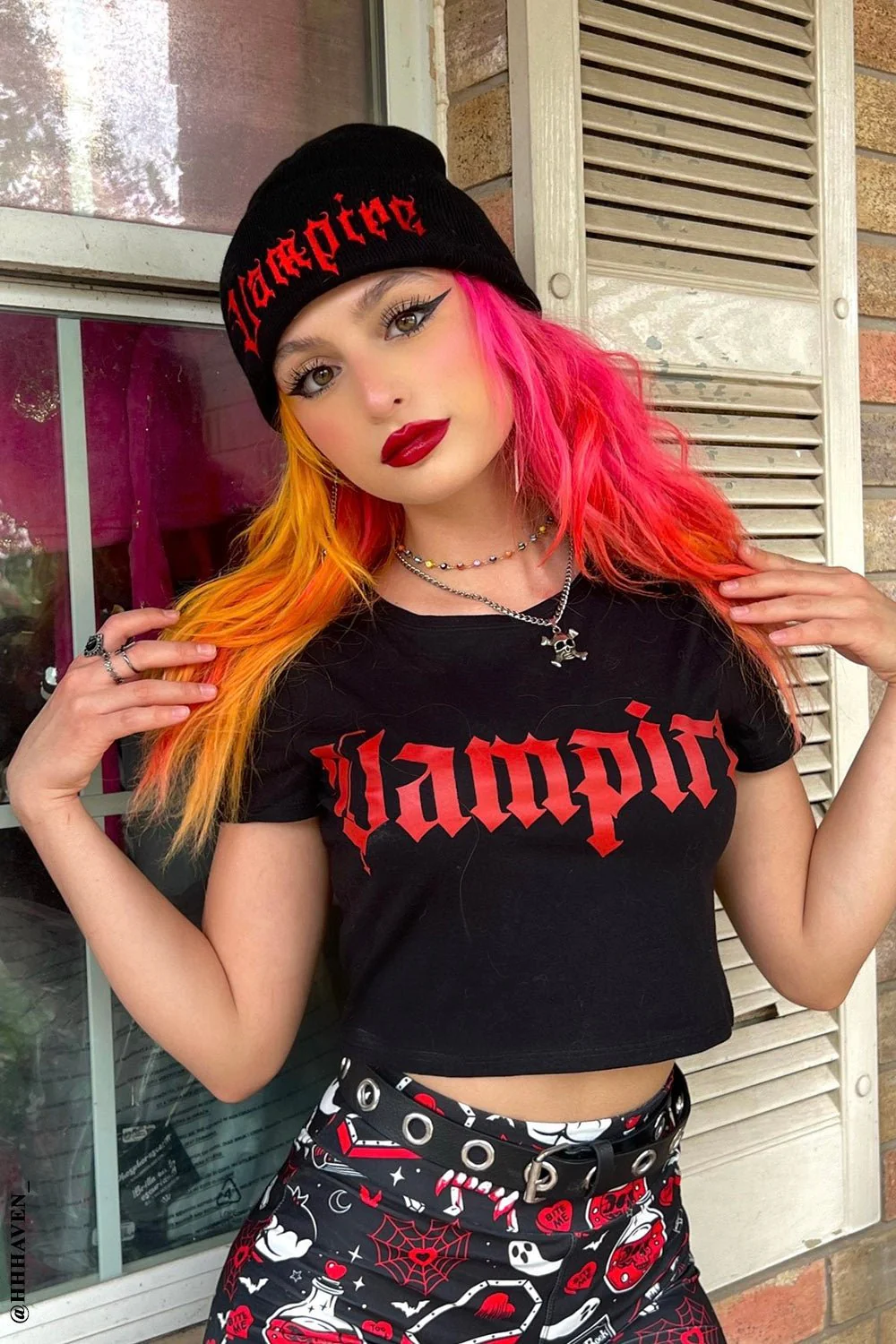 I'm a Vampire Crop Top - Image 4
