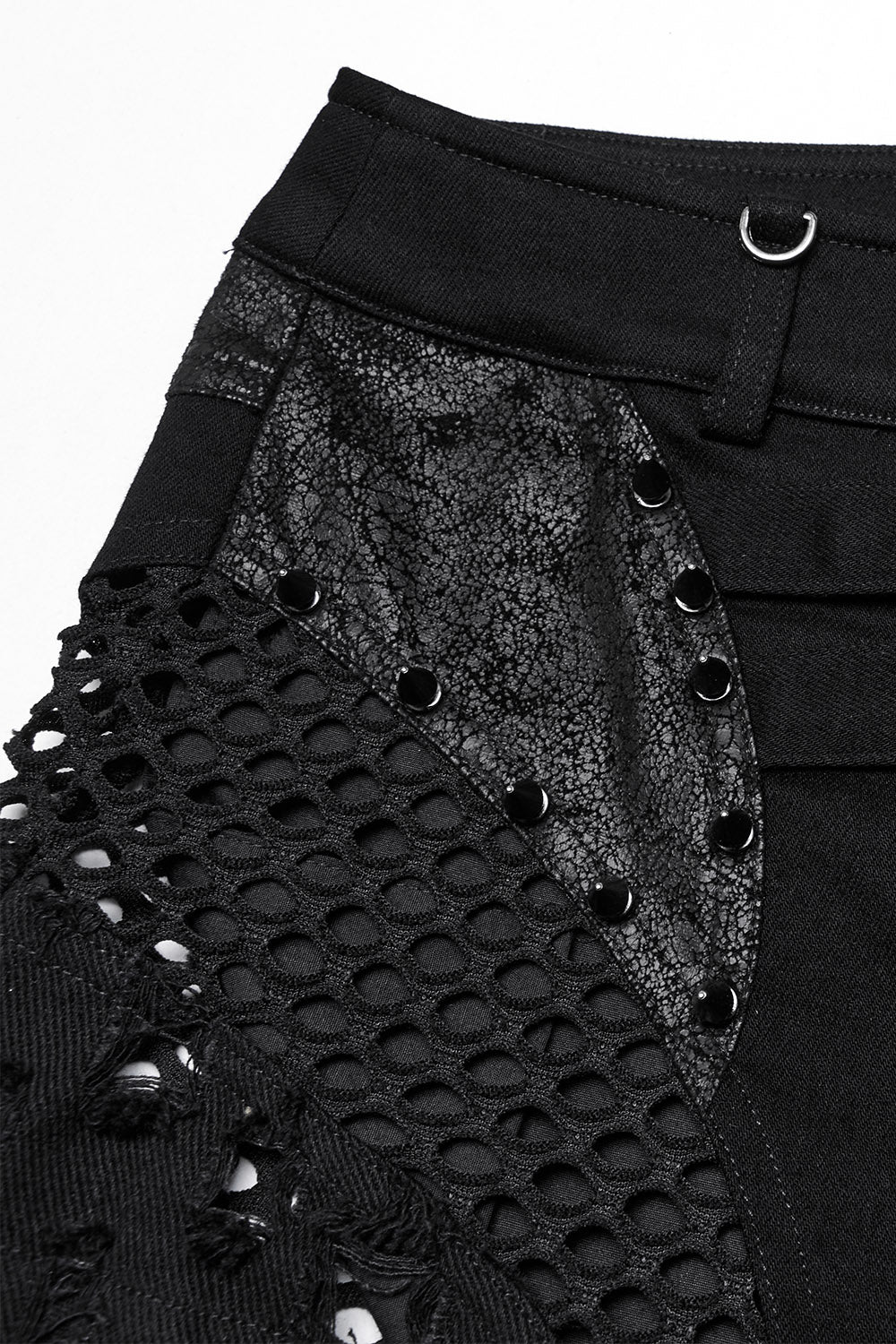 Immortan Spiked Shorts with Detachable Mesh Skirt - Image 11