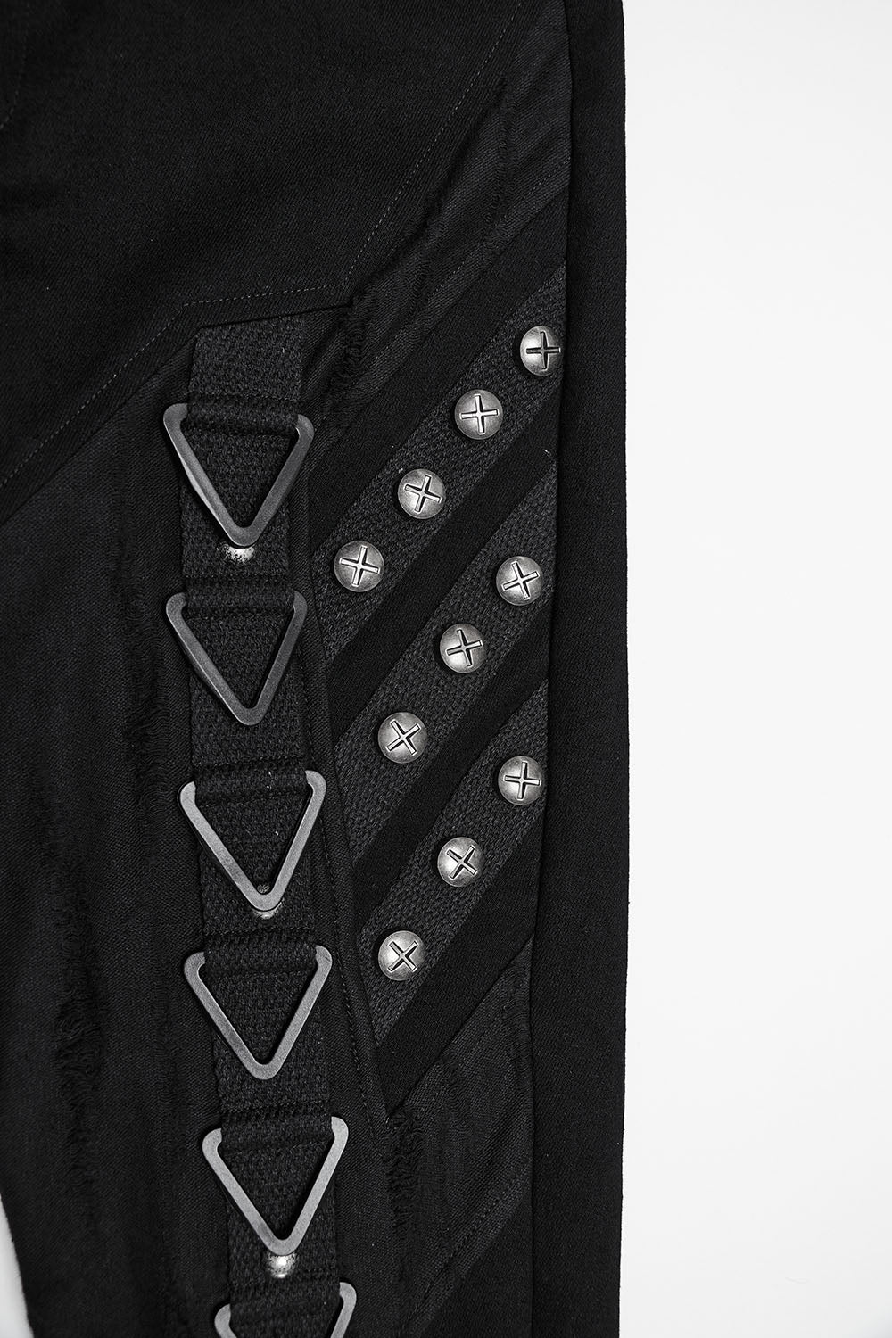 Industrial Punk Metal Hardware Pants - Image 8