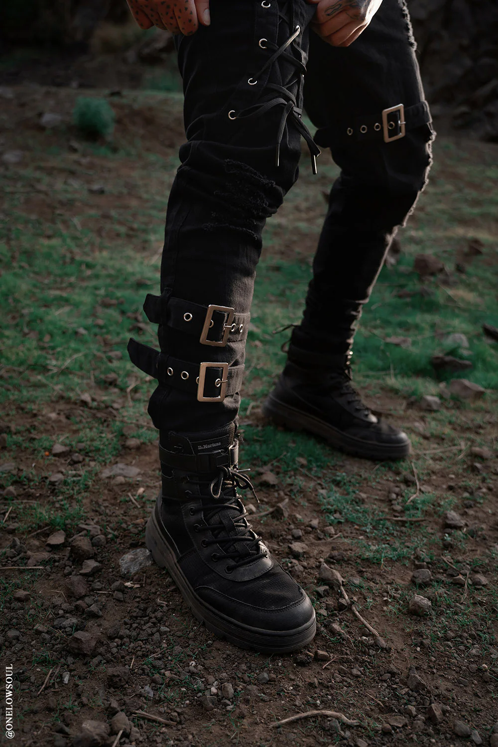 Inquisition Shredded Skinny Jeans [Unisex] - Image 5