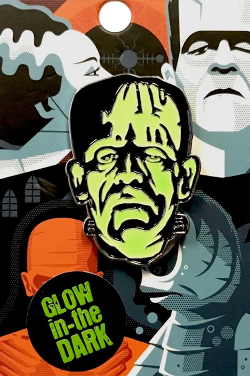 It's Alive Frankenstein Enamel Pin [Glows in the Dark] - Image 2