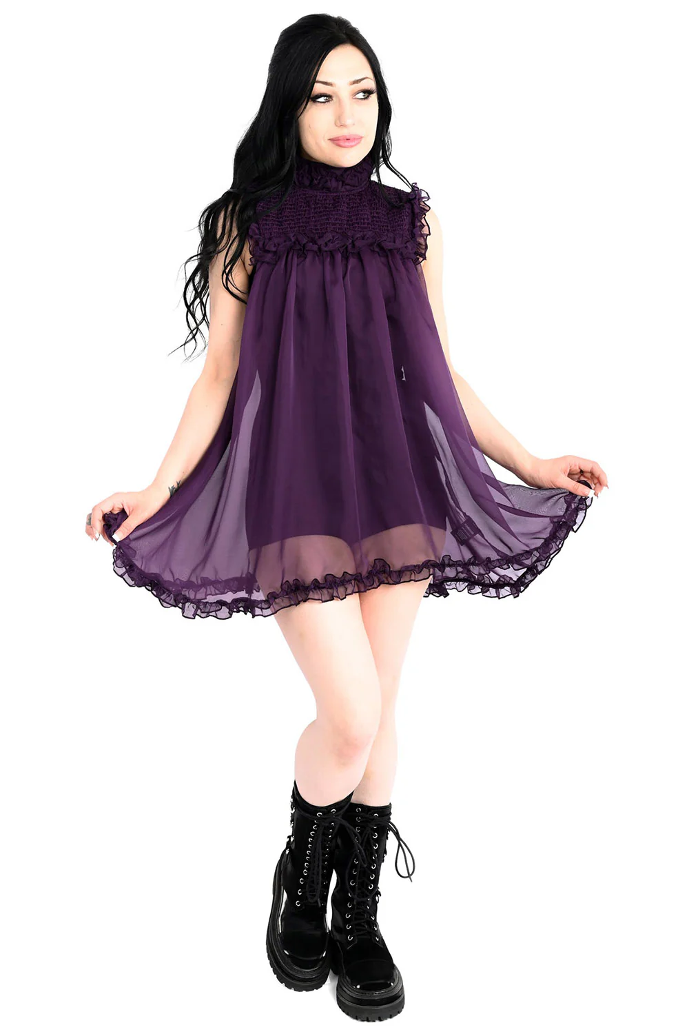 Kathryn Babydoll Dress - Flora