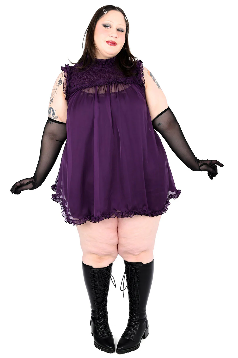 Kathryn Babydoll Dress - Flora - Image 2
