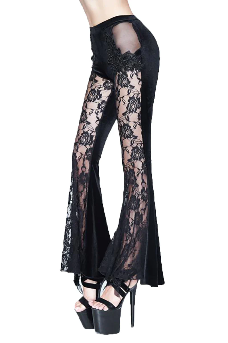 Kiss of Death Bell Bottom Pants - Image 2