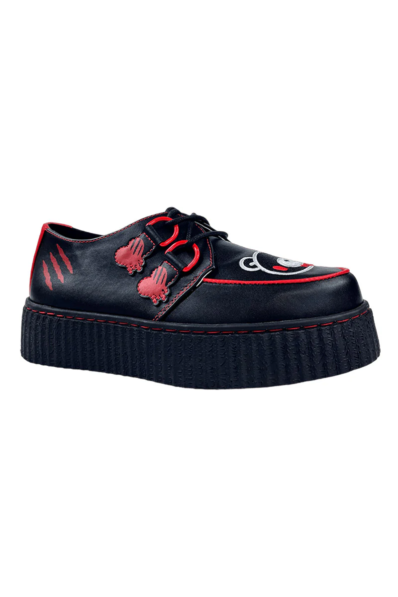 Krypt Gloomy Bear Creepers [BLACK/RED] - Image 2