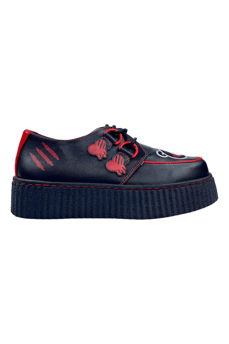 Krypt Gloomy Bear Creepers [BLACK/RED] - Image 3
