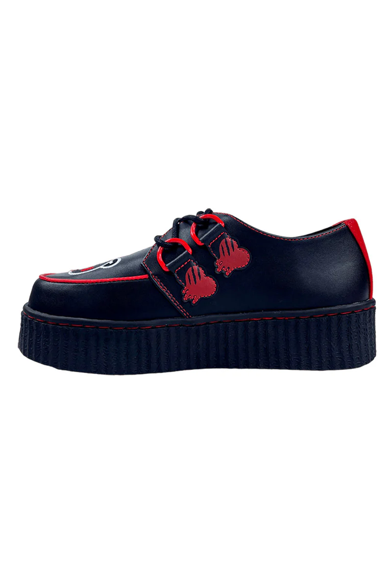 Krypt Gloomy Bear Creepers [BLACK/RED] - Image 5