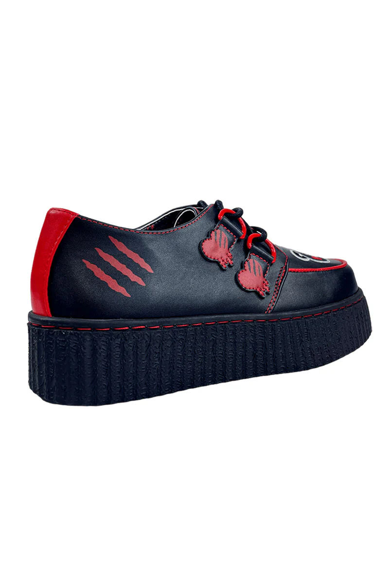Krypt Gloomy Bear Creepers [BLACK/RED] - Image 6