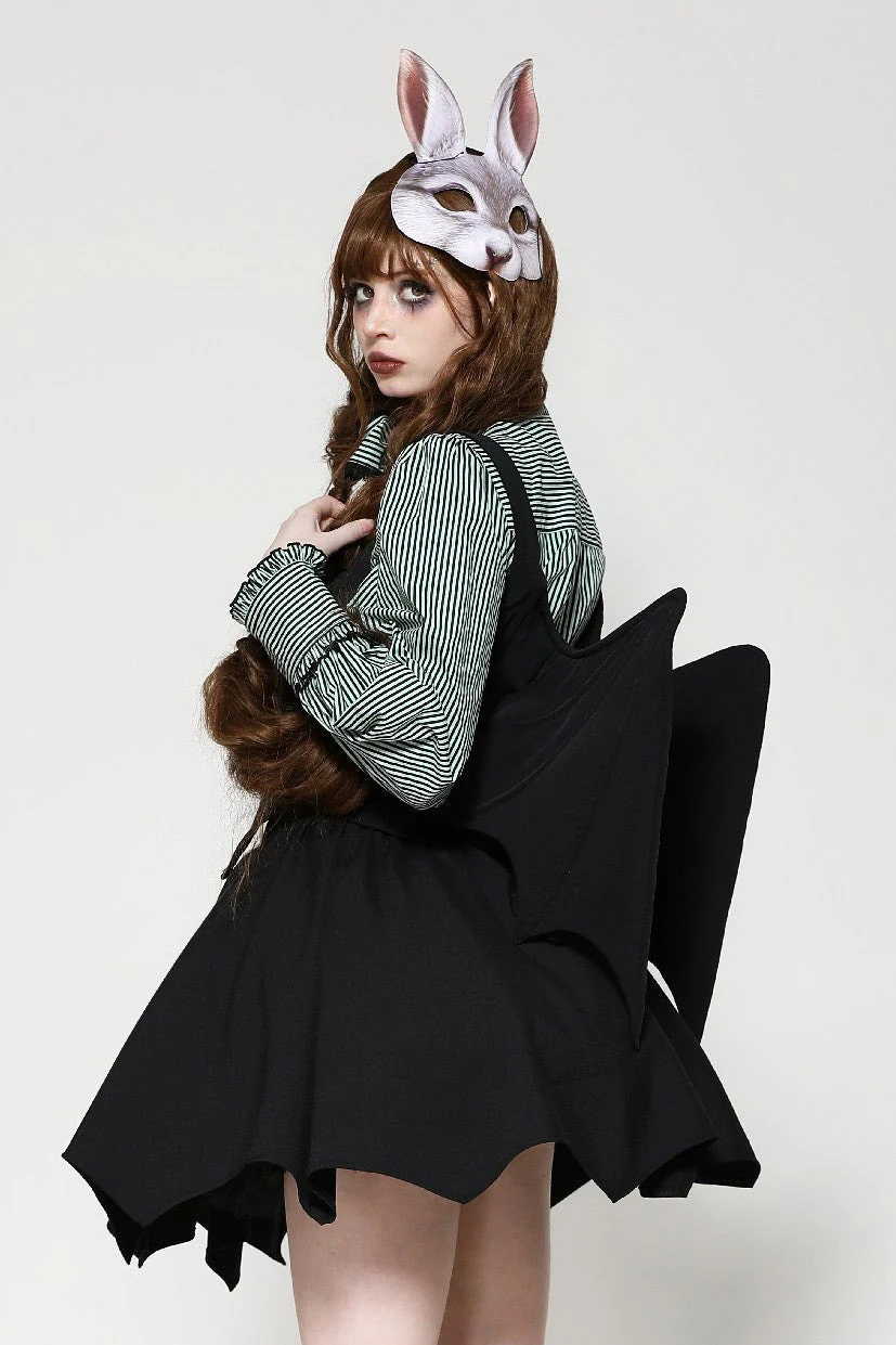 Lace-Up Batwing Vest