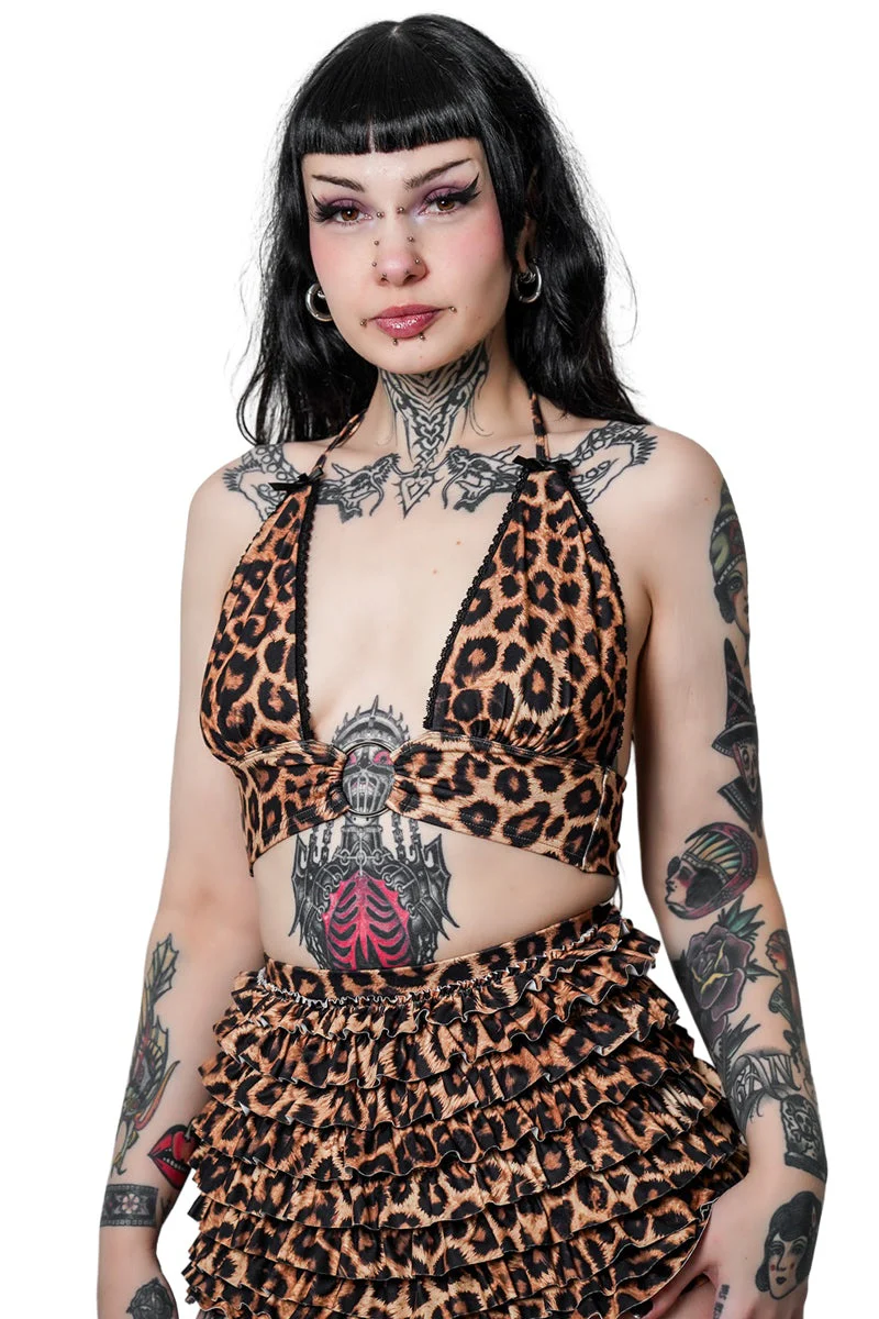 Leopard Halter Top - Image 7