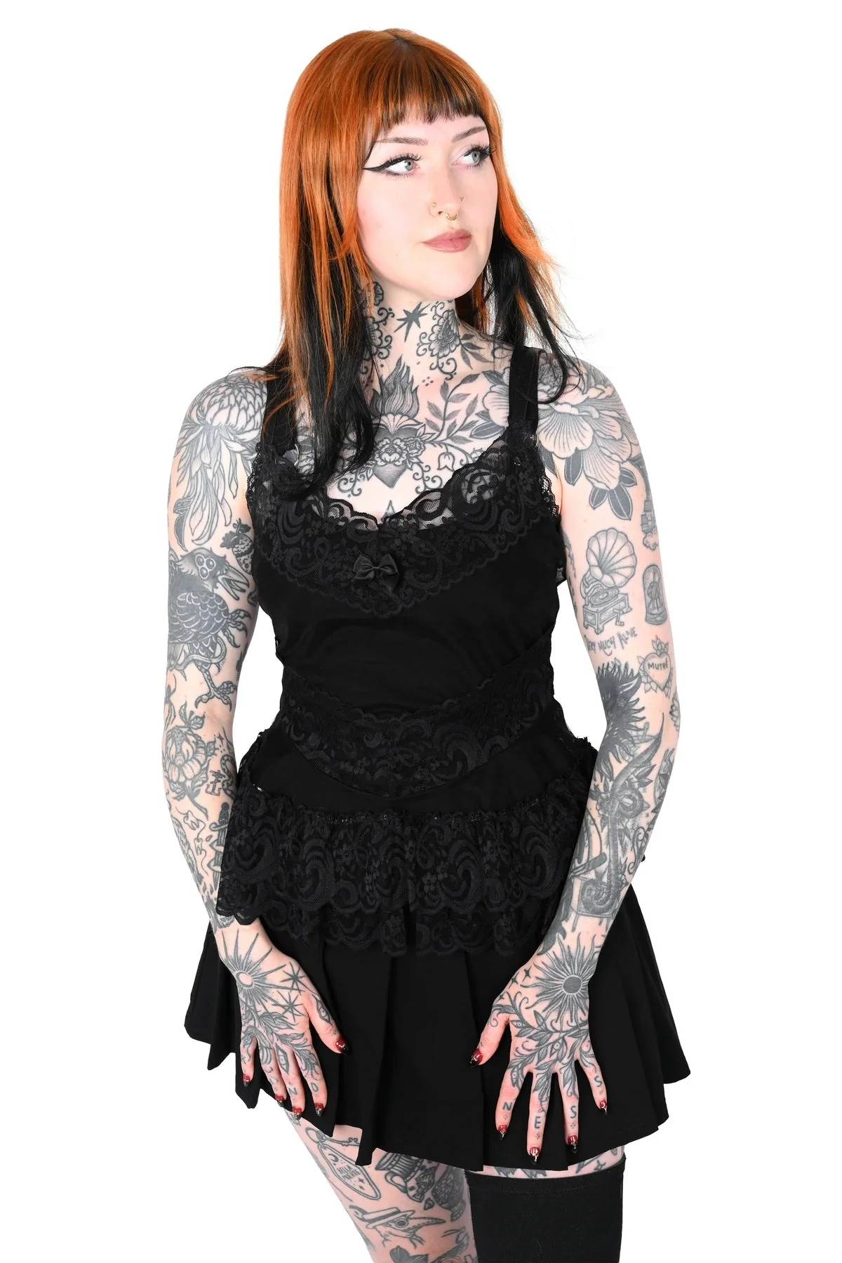 Lily Lace Camisole [Black] - Image 2