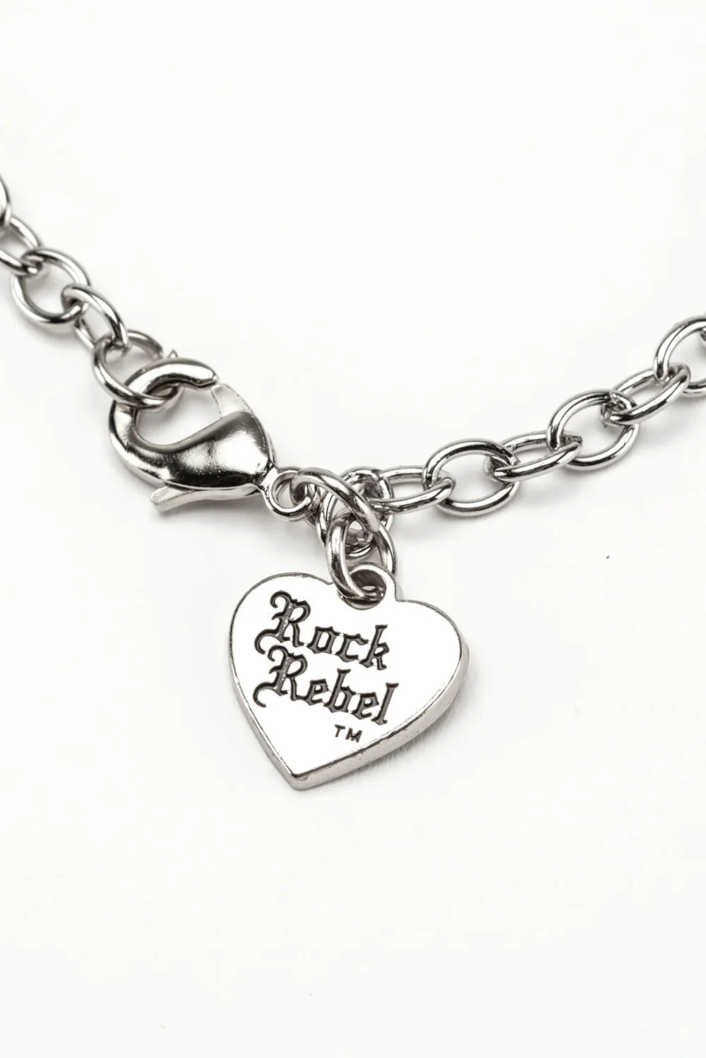 Lily Munster Bat Pendant Necklace [CHROME] - Image 5
