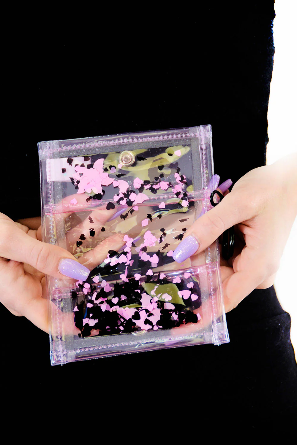 Liquid Glitter Tiny Wallet [Sweetly Spooky] - Image 2