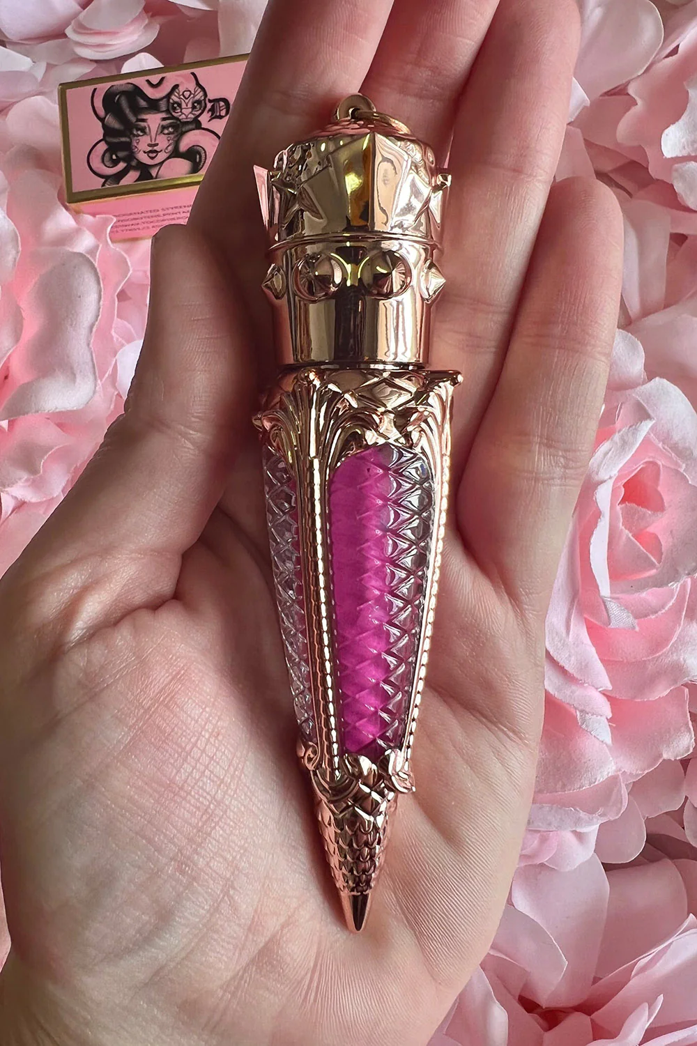 Liquid Velvet Matte Lipstick [Fuscia] - Image 3