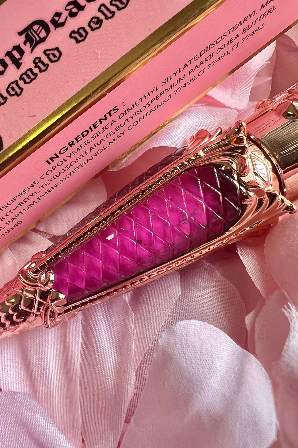 Liquid Velvet Matte Lipstick [Fuscia] - Image 5