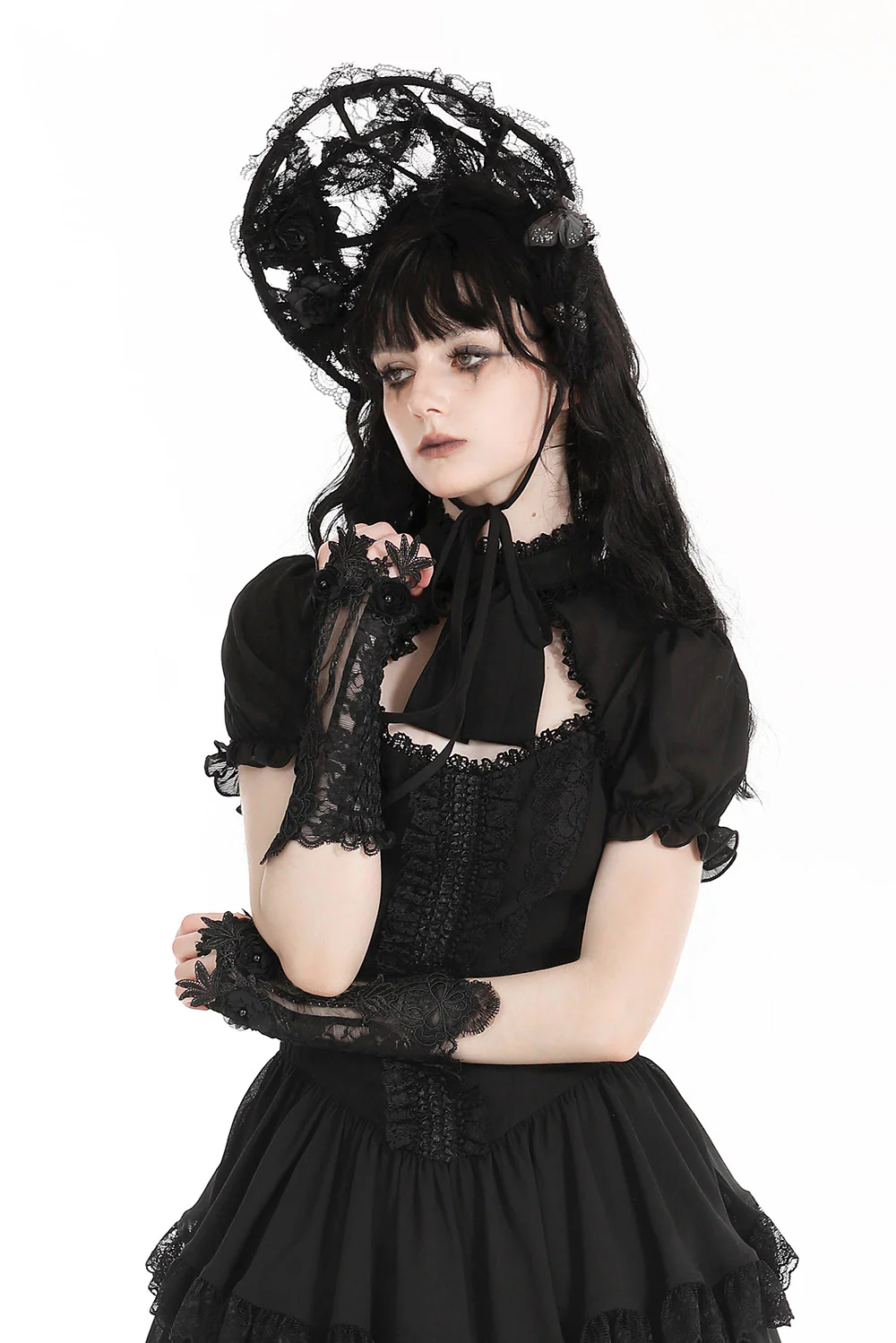 Little Bo Creep Gothic Gloves - Image 2