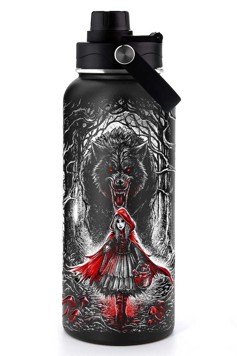 Little Dead Riding Hood 32 Oz Water Bottle - Image 2