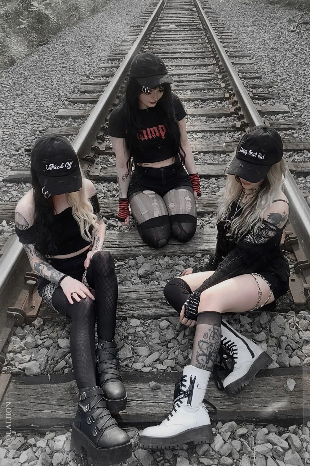 Living Dead Girl Pierced Baseball Cap - Image 14
