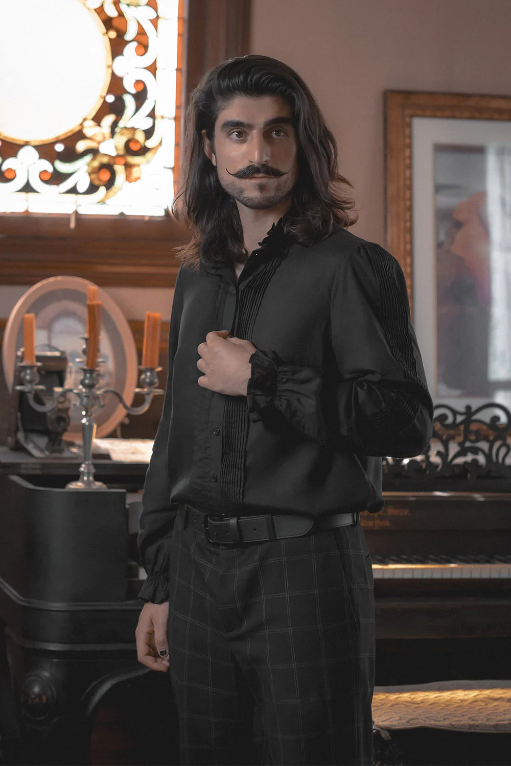 Lugosi Button Down Shirt [Unisex] - Image 4