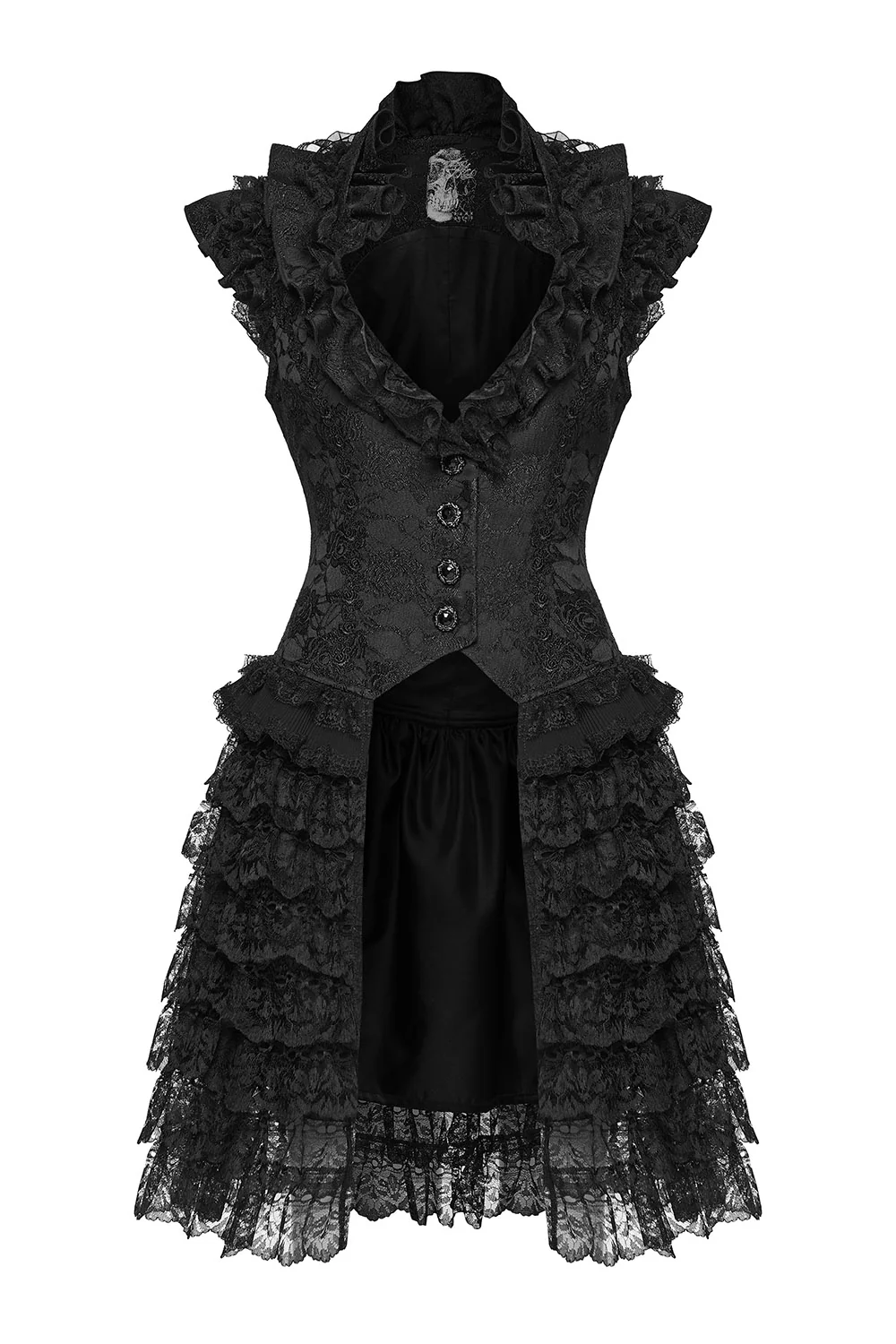Lunar Lace Ruffled Vest - Image 2