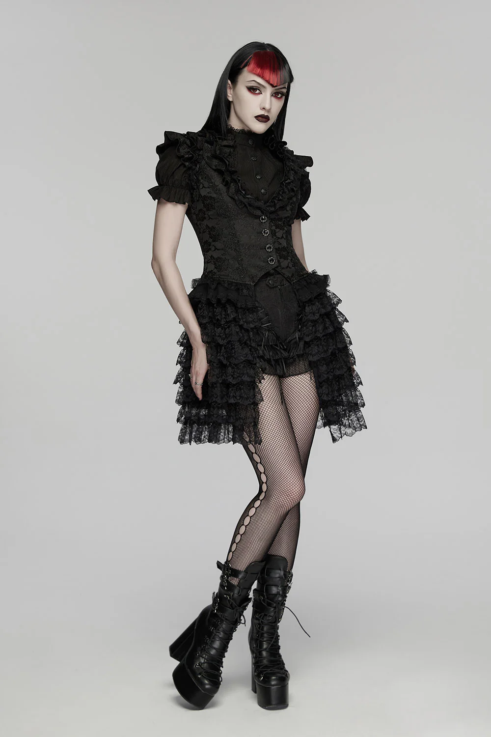 Lunar Lace Ruffled Vest - Image 6