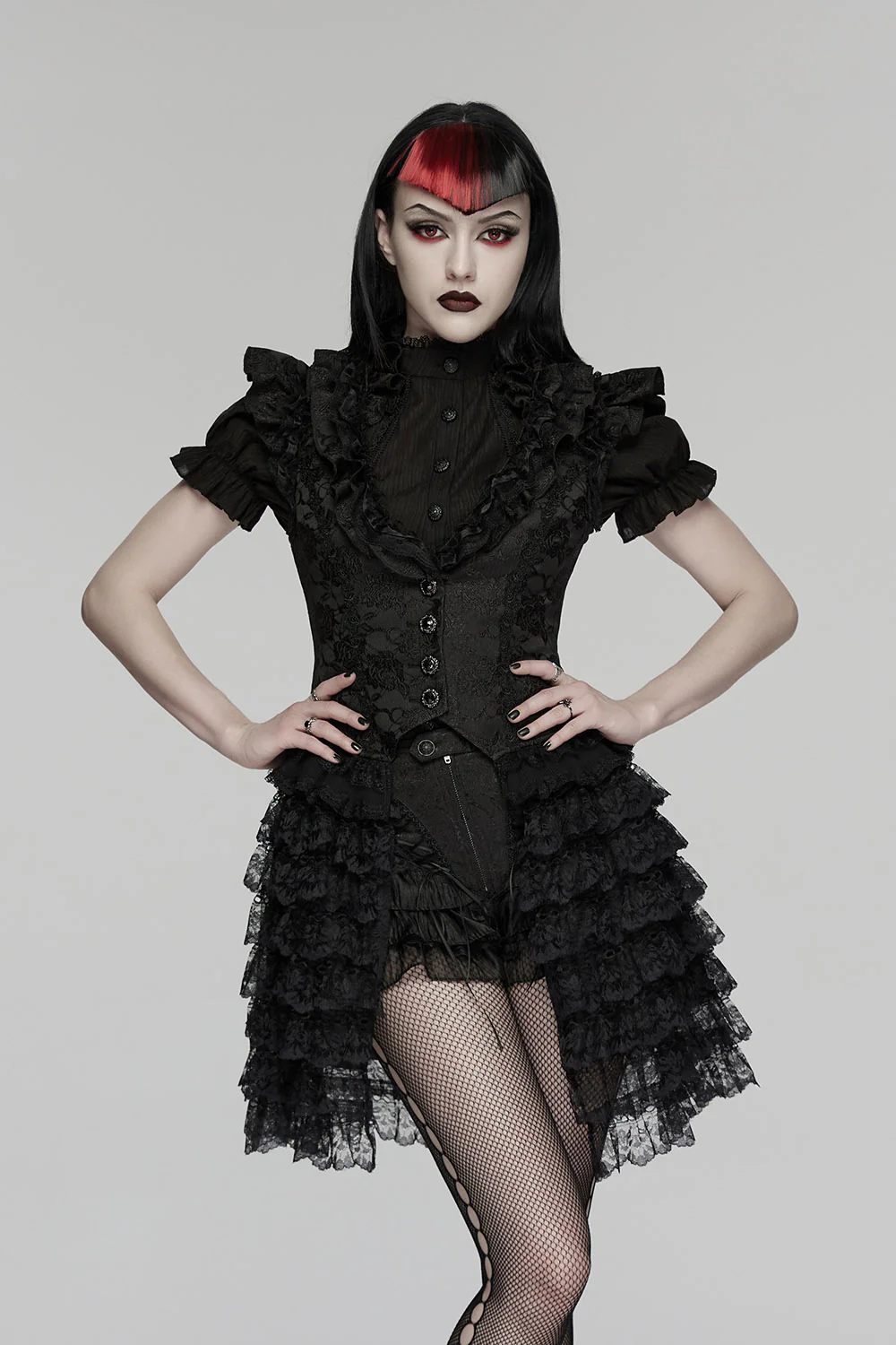 Lunar Lace Ruffled Vest - Image 7