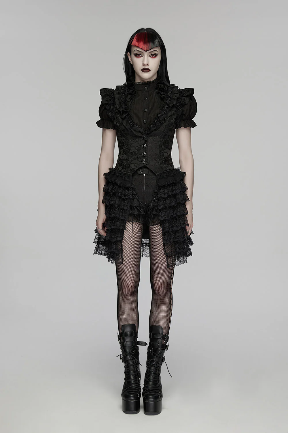 Lunar Lace Ruffled Vest - Image 9