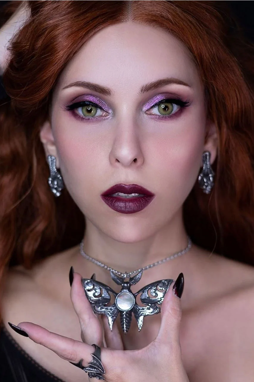 Lunar Moth Necklace