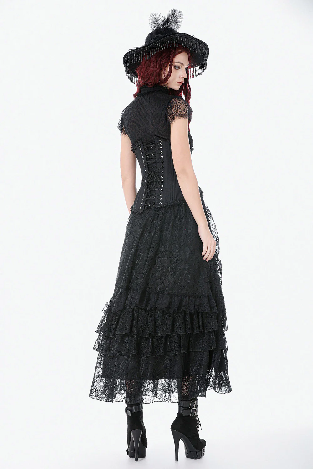 Lunarlace Ruffled Maxi Skirt - Image 3