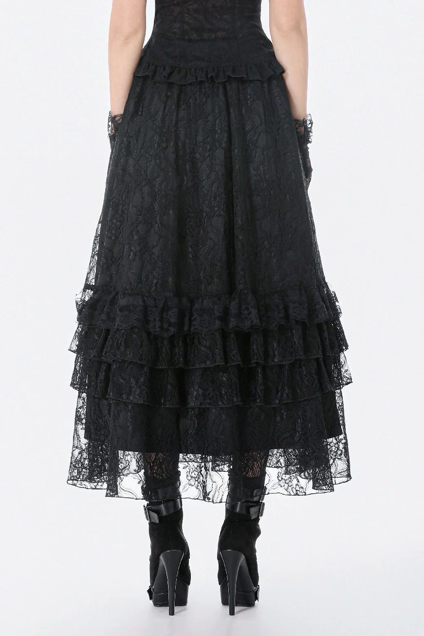 Lunarlace Ruffled Maxi Skirt - Image 5