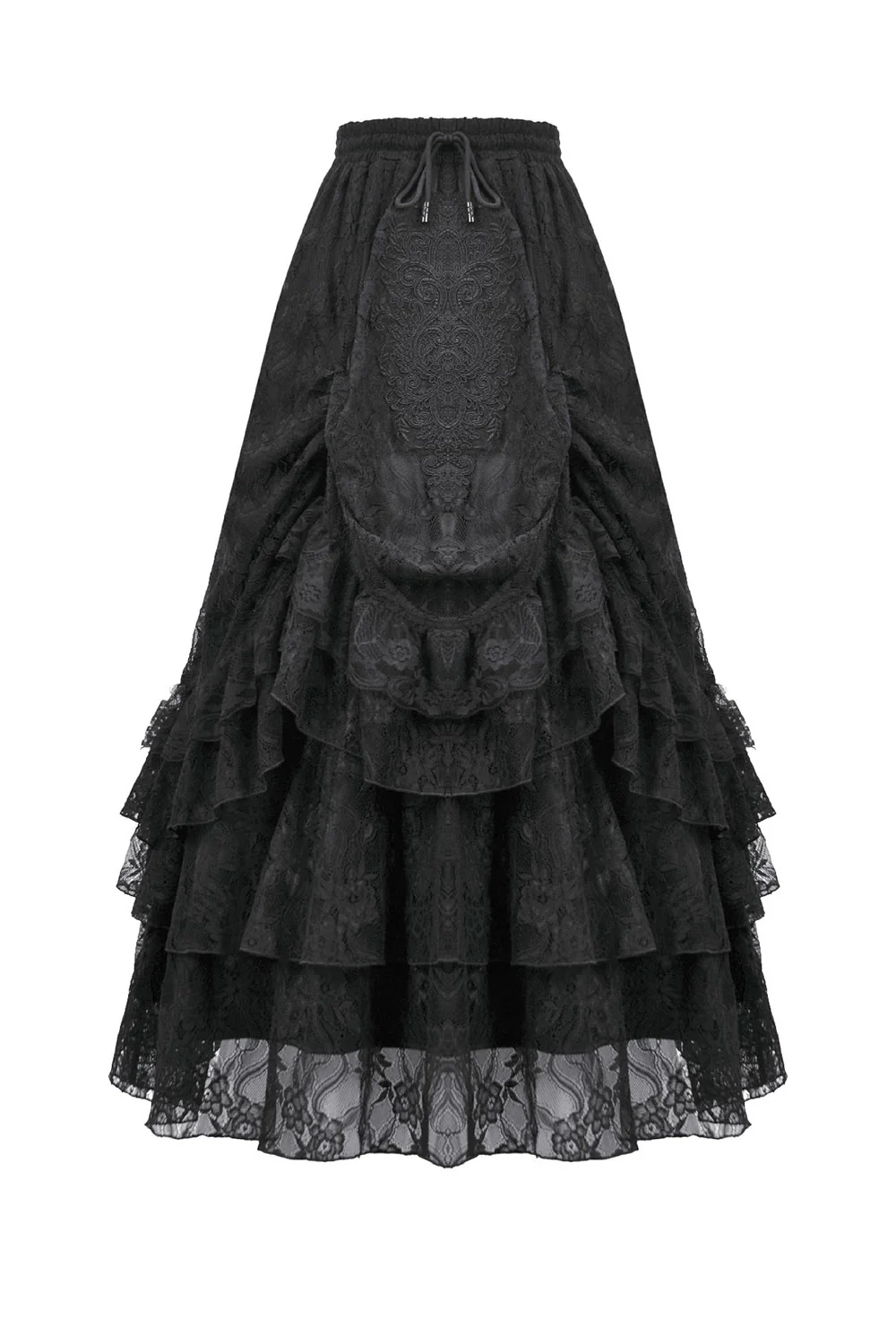 Lunarlace Ruffled Maxi Skirt - Image 6