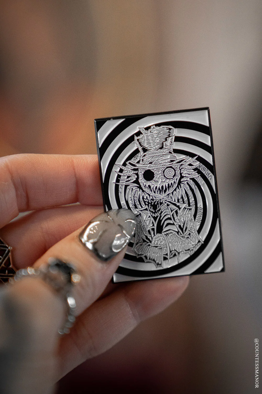 Mad Hatter Enamel Pin - Image 2