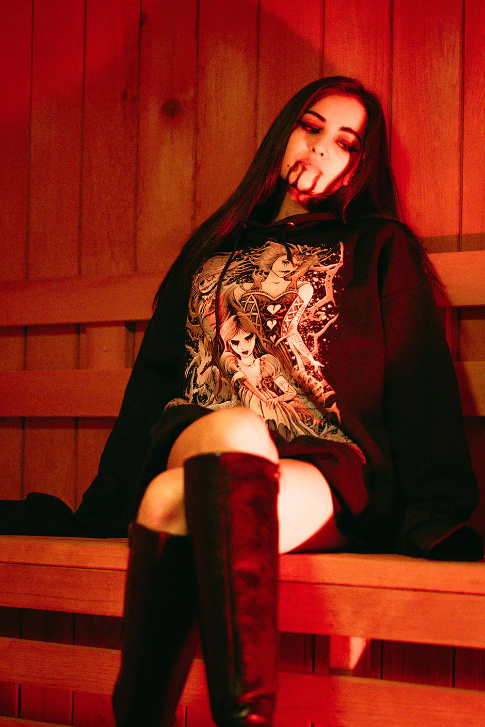 Malice in Wonderland Hoodie - Image 8