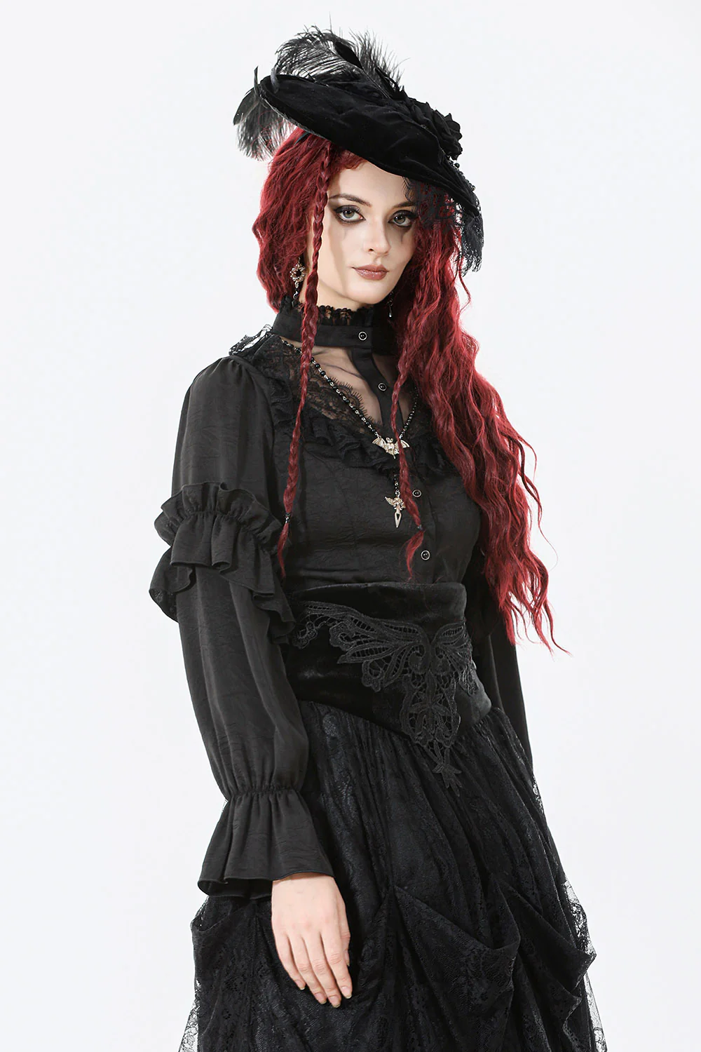 Manor Haunt Ruffled Blouse - Image 3