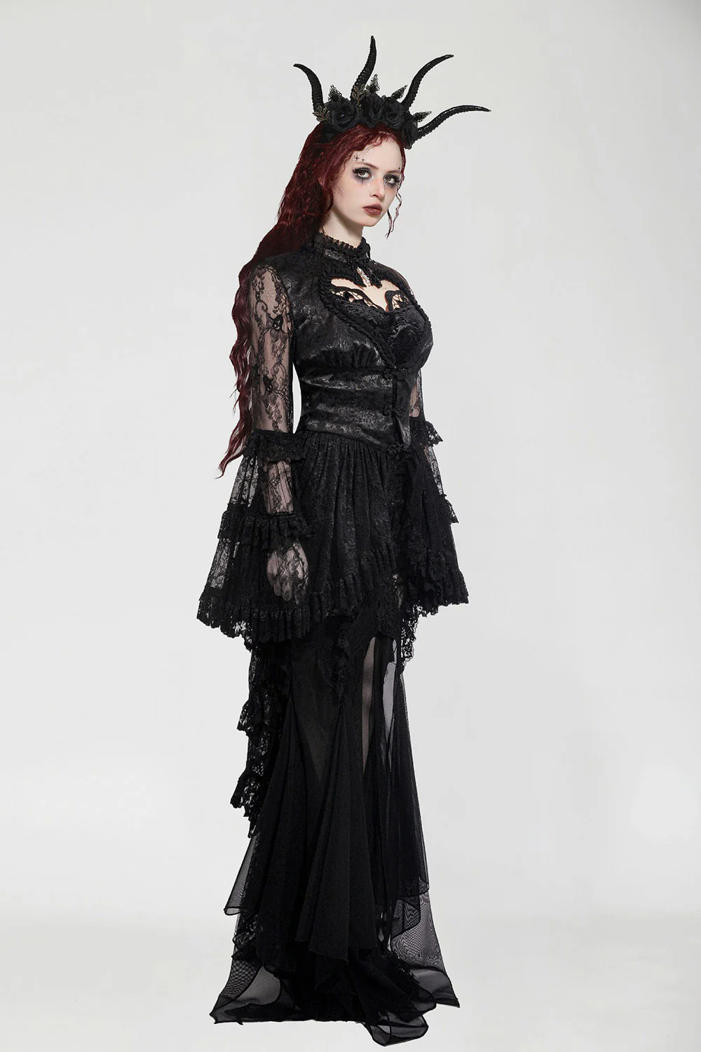 Mary Bloody Mary Gothic Tailcoat Duster - Image 4