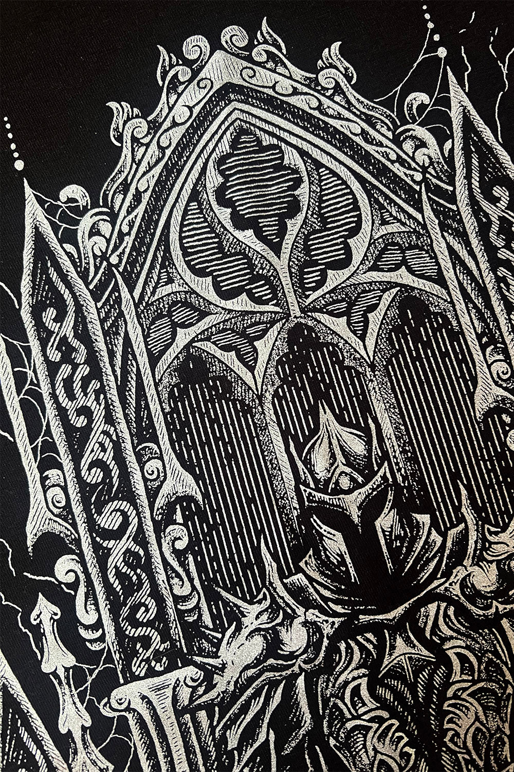Medieval Knight Hoodie [Metallic Silver] - Image 6