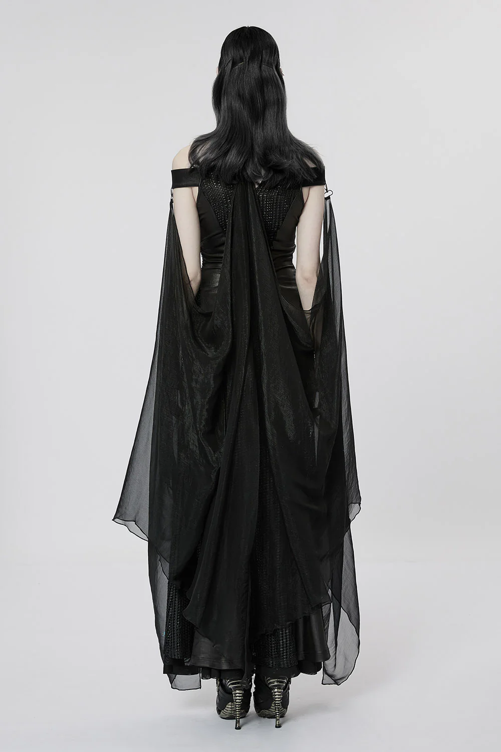 Medusa's Gaze Leg Slit Dress - Image 4