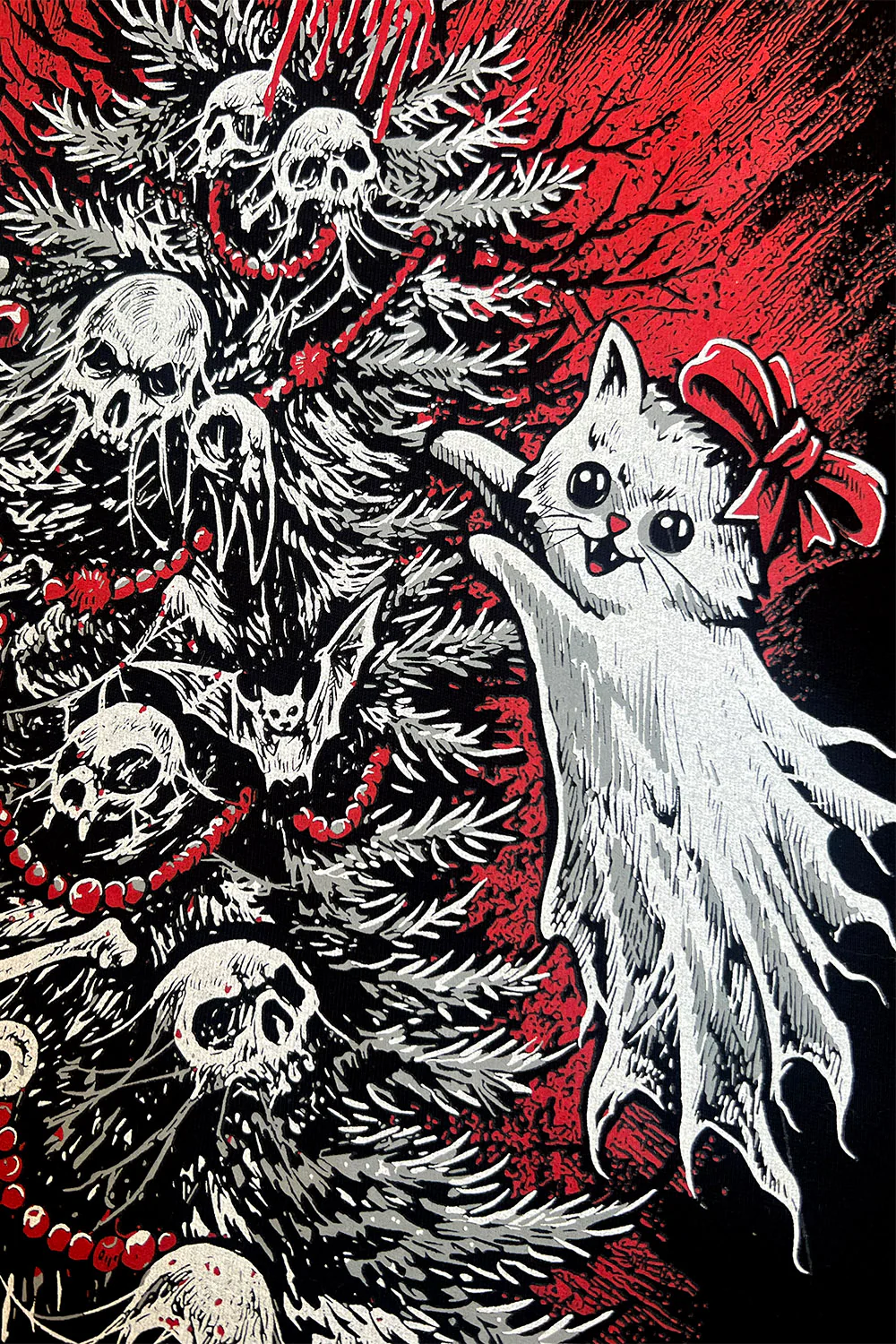 Merry Catmas Hoodie - Image 13