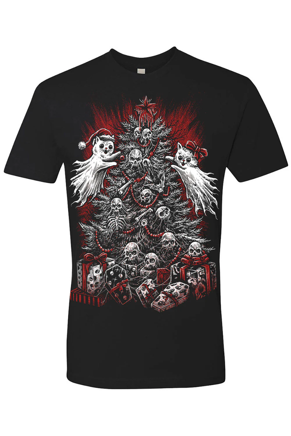 Merry Catmas T-shirt - Image 3