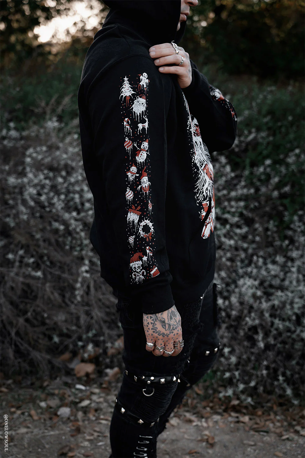 Merry Deathmas Christmas Hoodie - Image 11