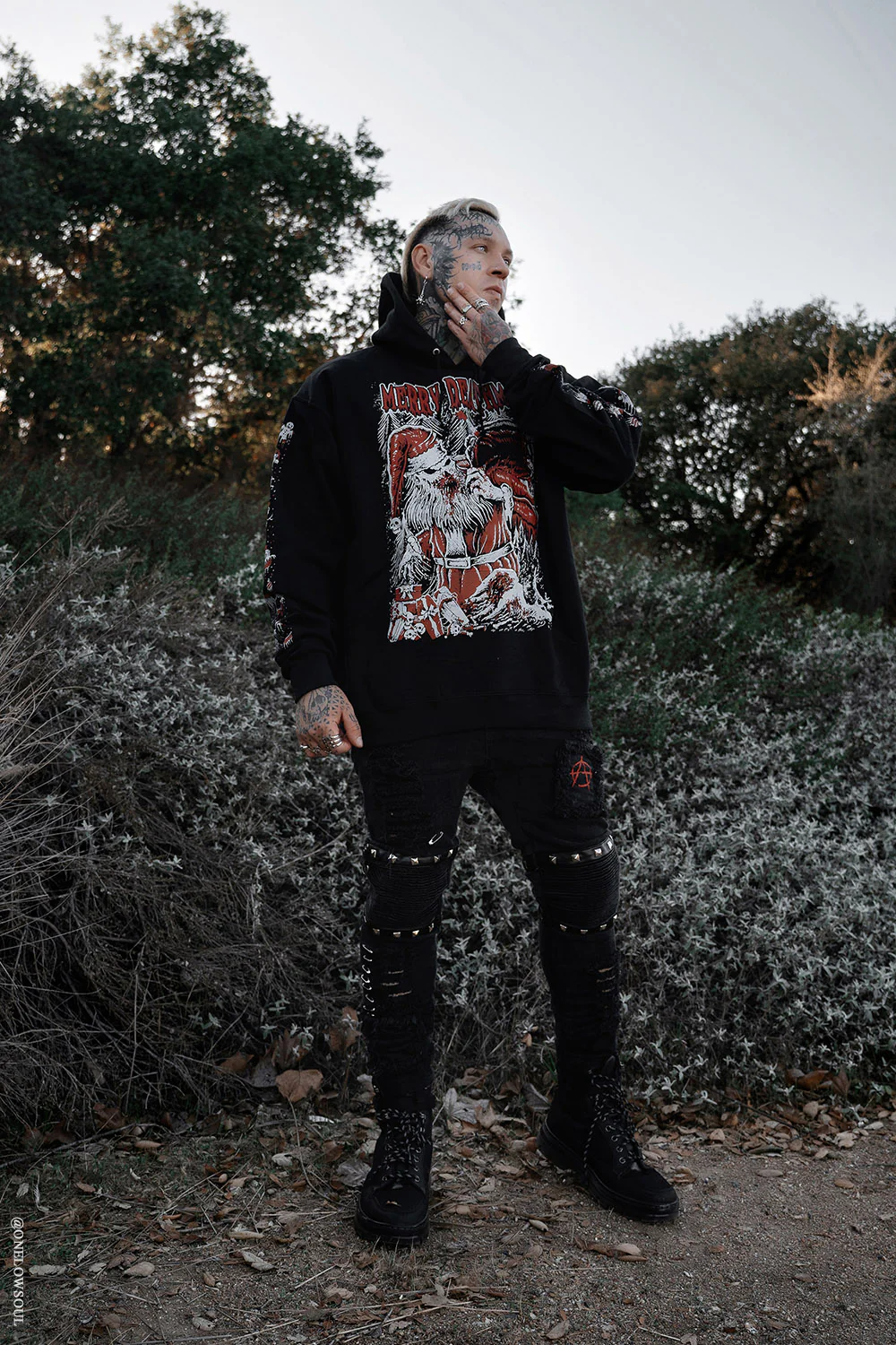 Merry Deathmas Christmas Hoodie - Image 14