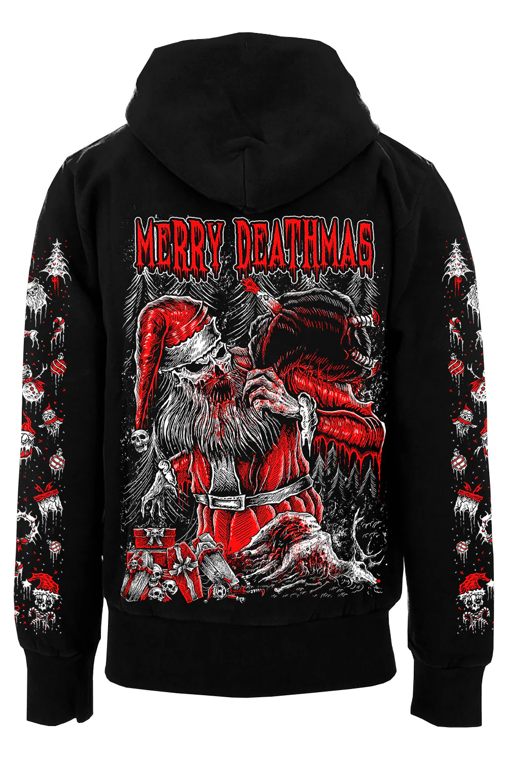 Merry Deathmas Christmas Hoodie - Image 4