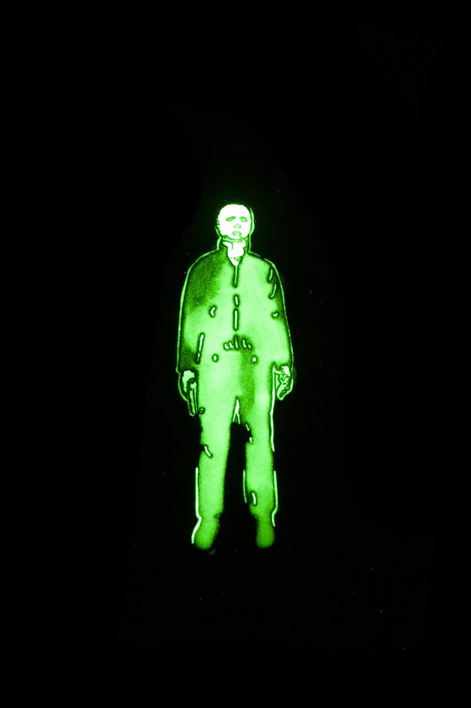 Michael Myers Standing Enamel Pin [Glows in the Dark] - Image 2