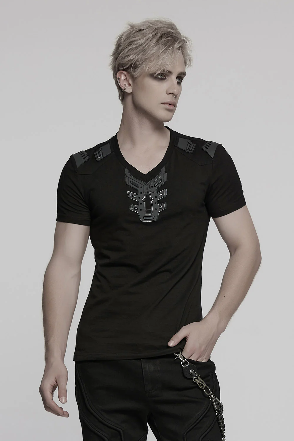 Midnight Grid Techwear Shirt