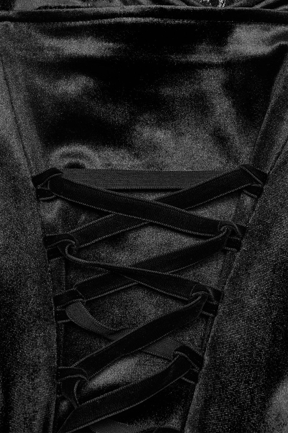 Midnight Spell Velvet Slip Dress [Black] - Image 8