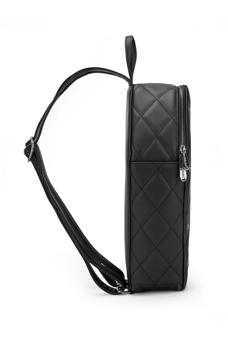 Mina Bat Studded Coffin Backpack [Matte Black] - Image 4