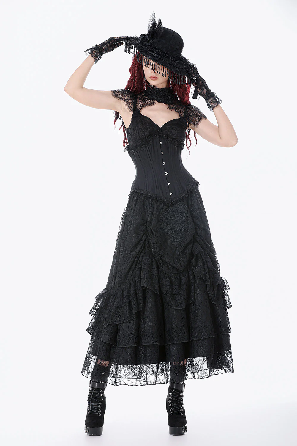 Moonkeep Satin Lace Corset - Image 5